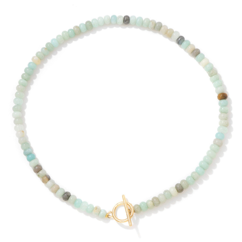 Natural Amazonite Beaded Necklace