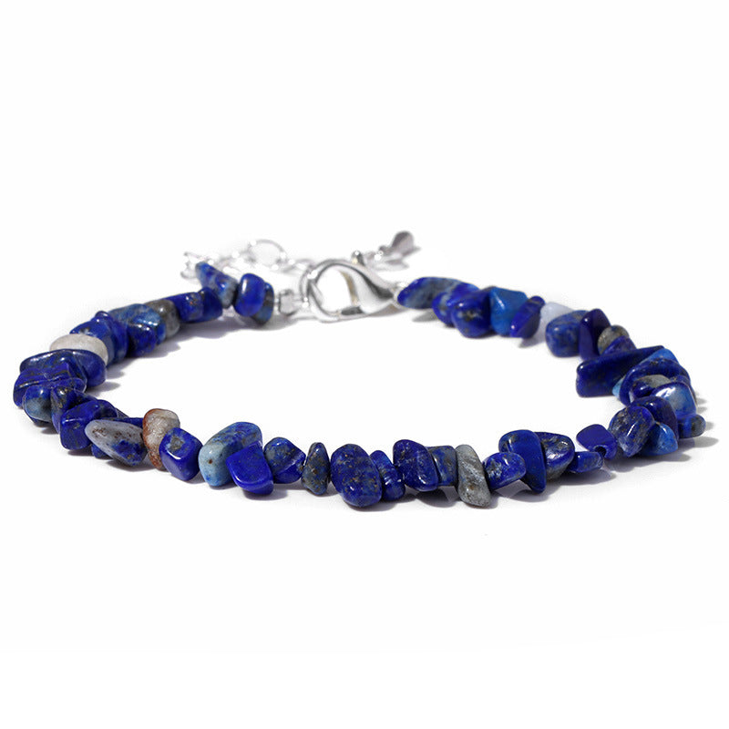 Natural Lapis Lazuli Chip Bracelet